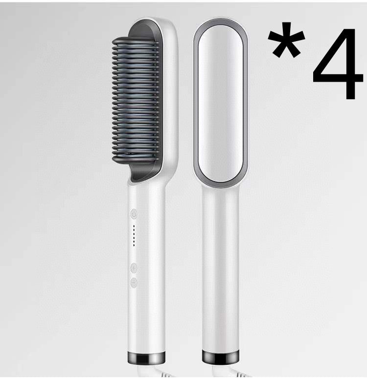 2 In 1 Hair Straightener Comb With Negative Ion And Curling