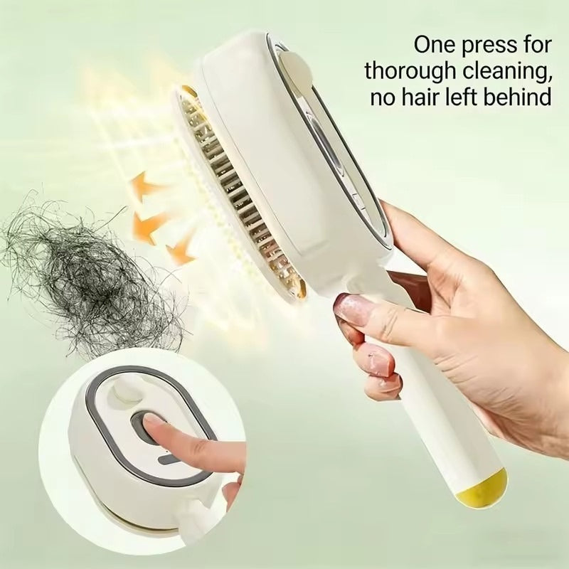 Electric Spray Massage Comb with Air Cushion and Mist