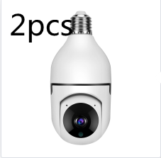 1080P WiFi Bulb Security Camera With 4X Zoom And Motion Alarm