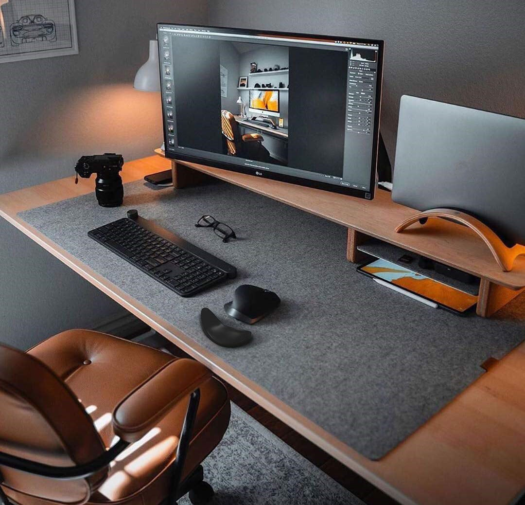 Ergonomic Gel Wrist Rest Mouse Pad with Non-Slip Base