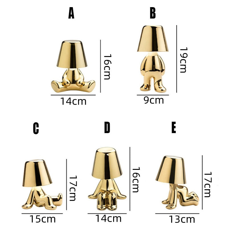 Cordless Rechargeable Table Lamp with Adjustable Brightness