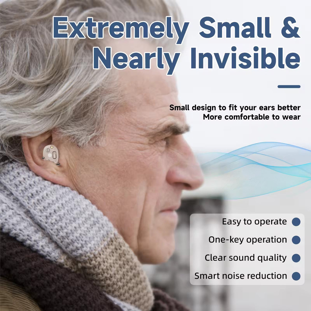 Rechargeable Hearing Aids with Intelligent Sound Amplification