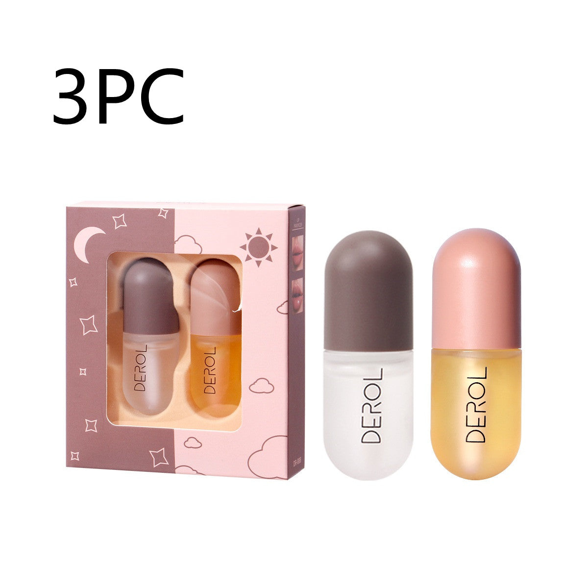 Day and Night Lip Plumper Oil Gloss for Soft, Glossy Lips