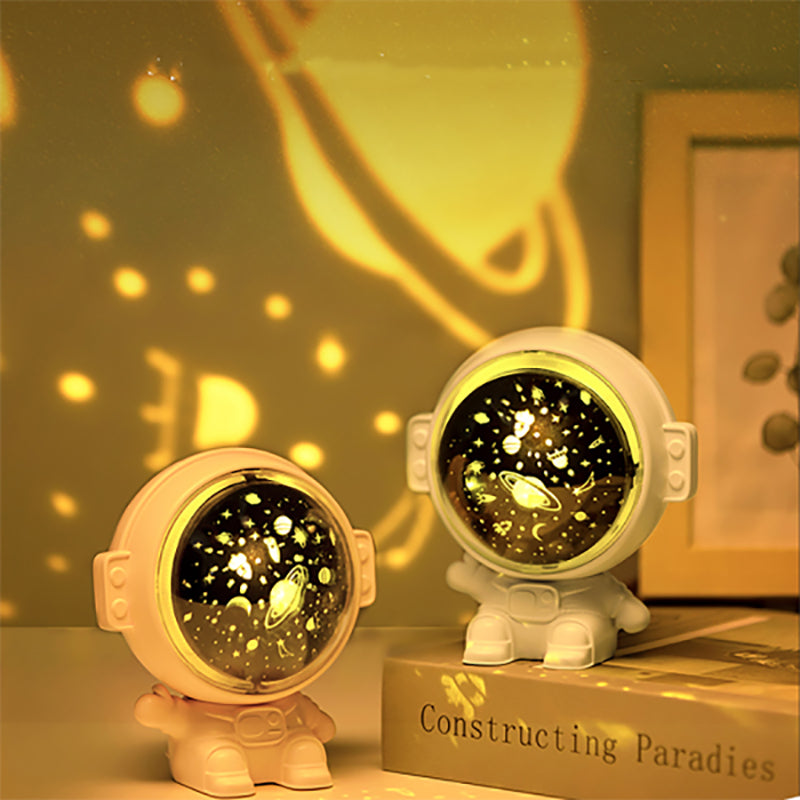 Galaxy Star Projector Astronaut Night Light for Kids Rooms