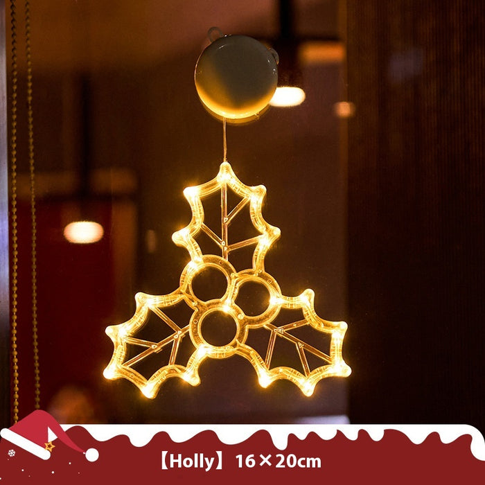 Luminaires décoratifs d’ambiance de Noël à LED aux formes festives