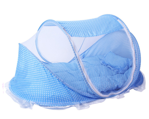 Foldable Baby Bed Net With Pillow Net 2 Piece Set