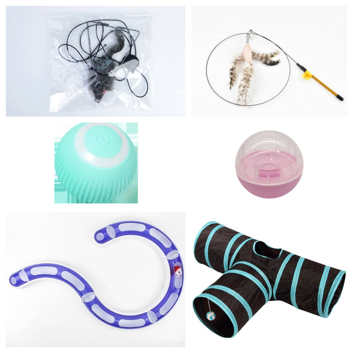 Automatic Rolling Ball Cat Toy With Gravity Rotation