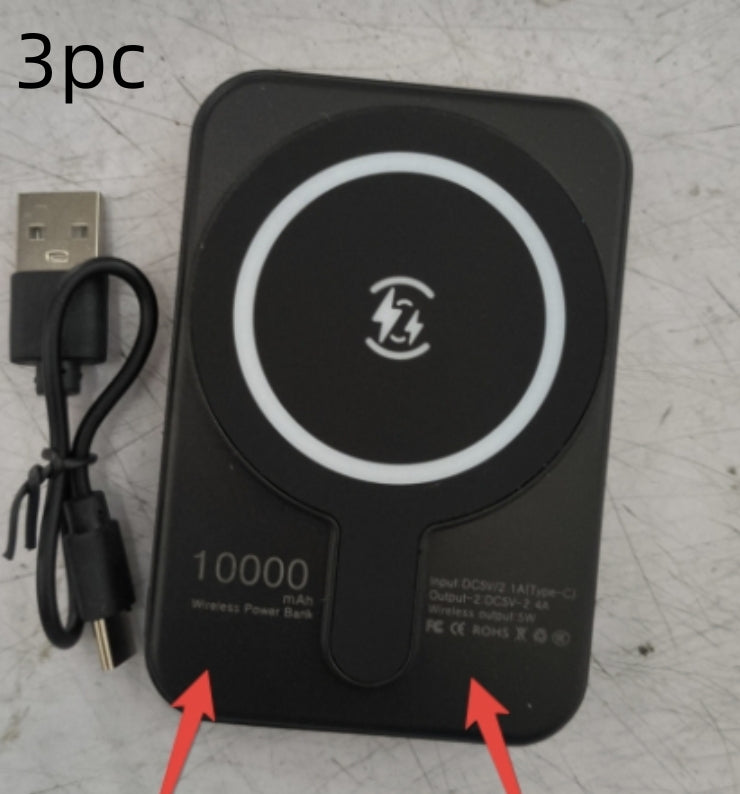 Mini Magnetic Wireless Power Bank 5000mAh with Fast Charging