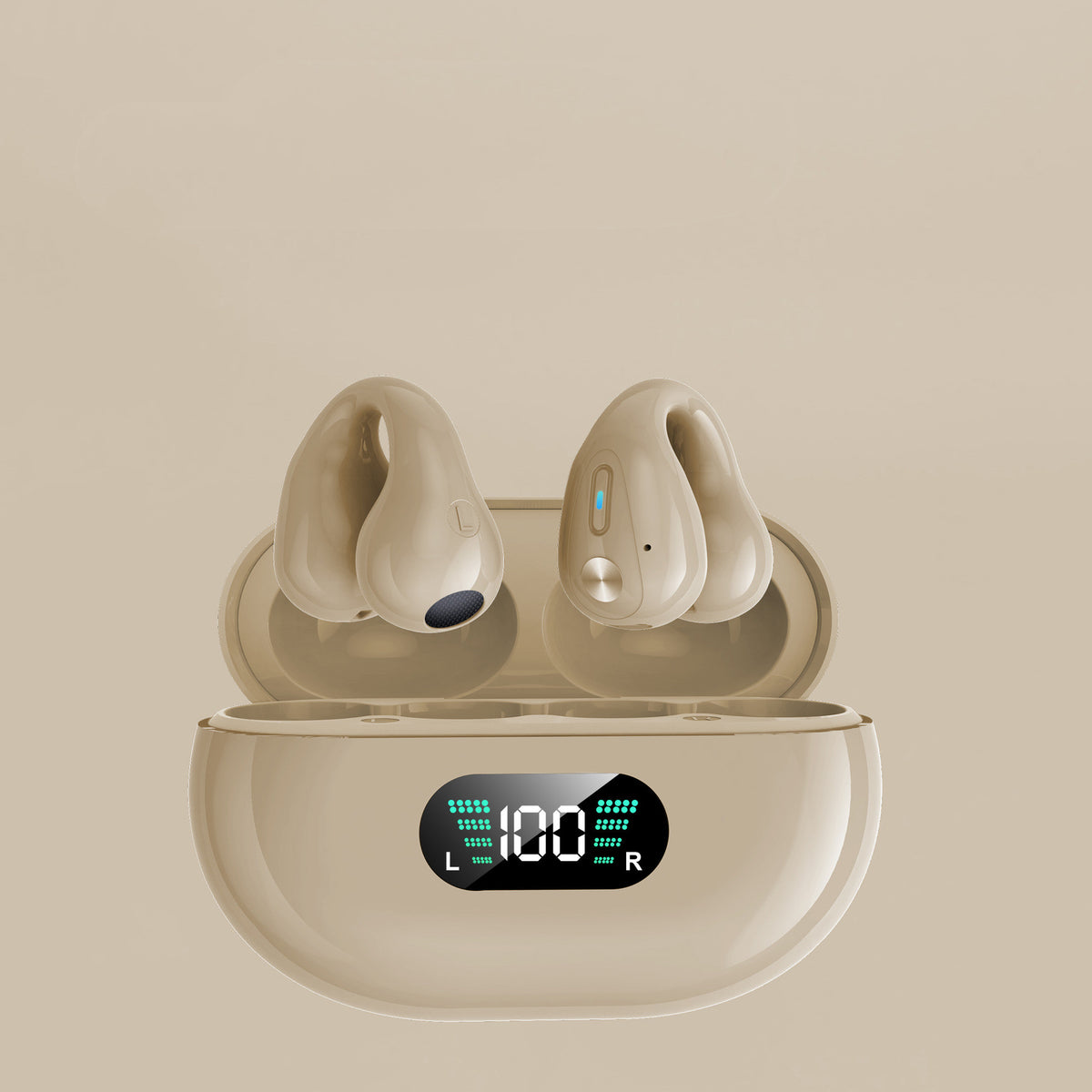 Bone Conduction Style Wireless Earbuds With Ear Clip And Bluetooth 5.3
