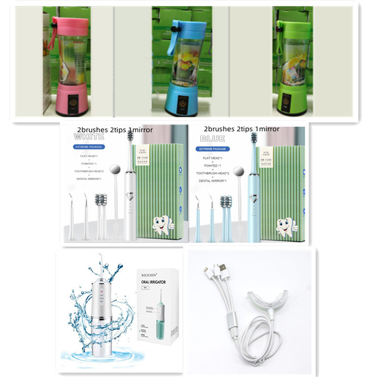 Portable USB Rechargeable Blender With Six Blades For Smoothies