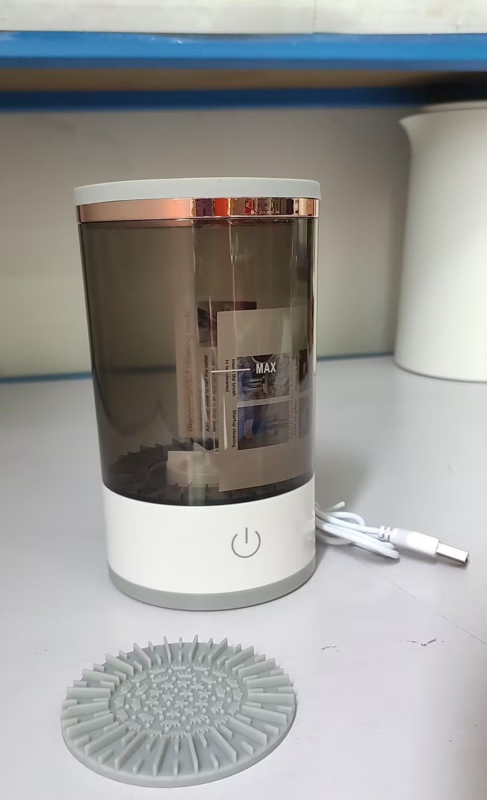 Electric Makeup Brush Cleaner With USB Charging, Automatic Spin