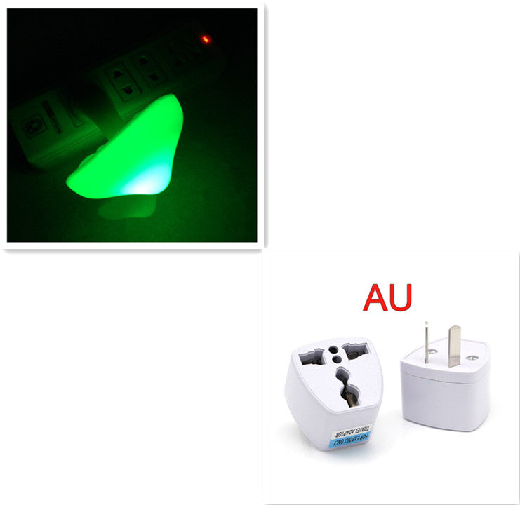 Mushroom LED Wall Socket Night Light With Light Sensor