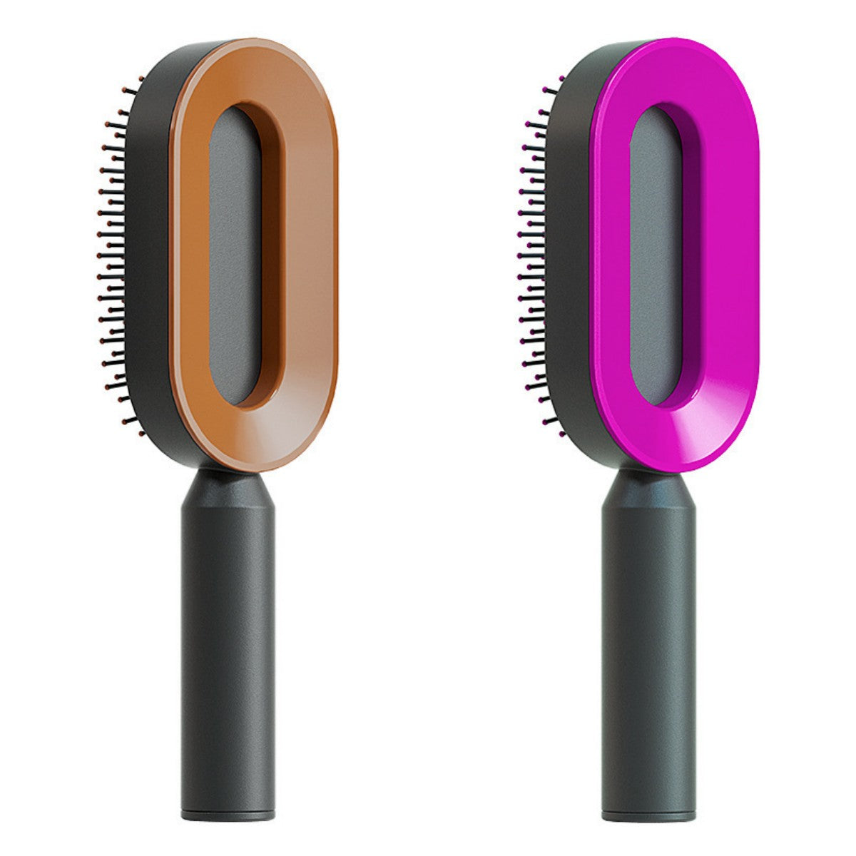 Self-Cleaning Airbag Hair Brush With Scalp Massage, Anti-Static