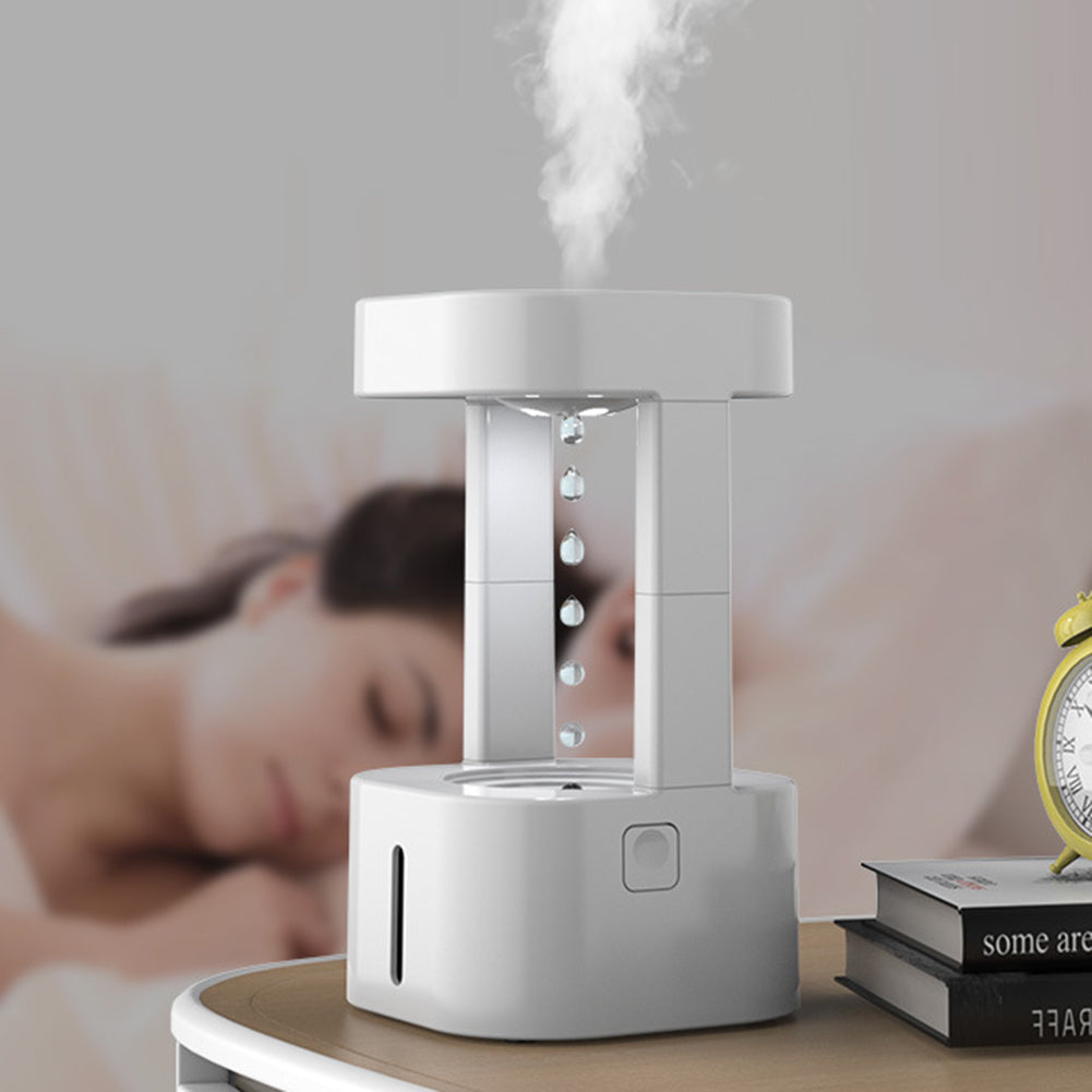Anti-Gravity Water Drop Humidifier With Quiet Mist Spray