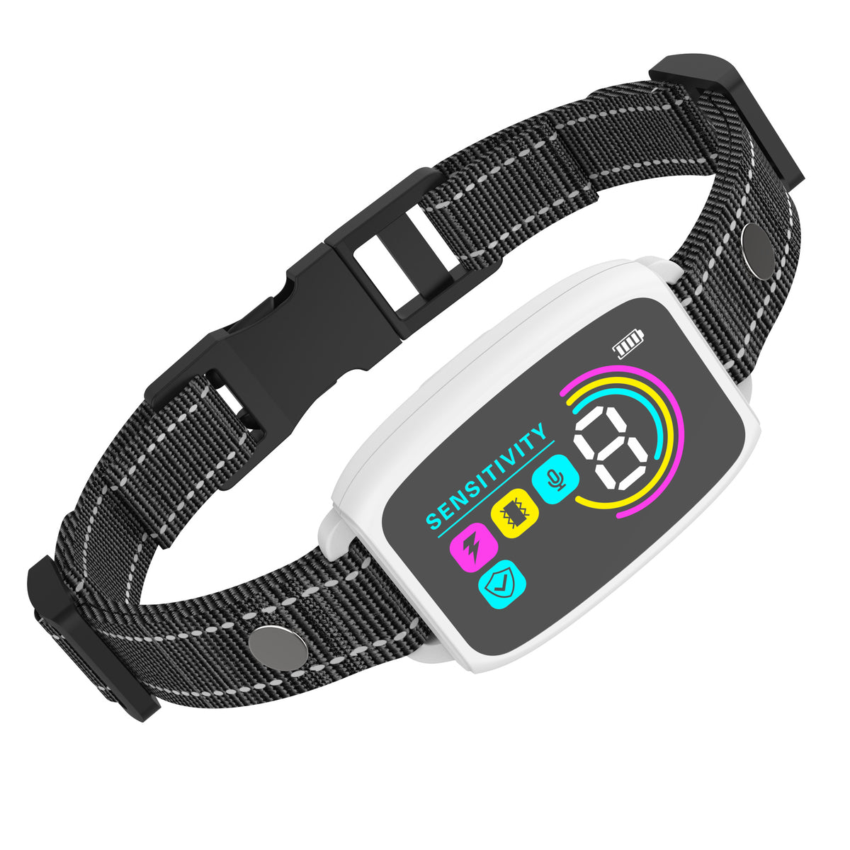 Rechargeable Anti-Barking Dog Collar, 4 Modes Smart Bark Control