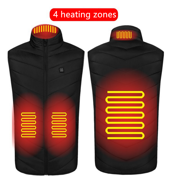 Washable USB Heated Vest, Electric Winter Body Warmer