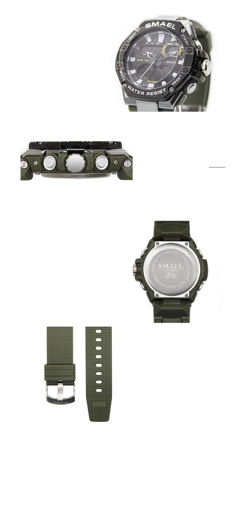 Men's Digital Alloy Electronic Watch with Sporty Style and Clear Display