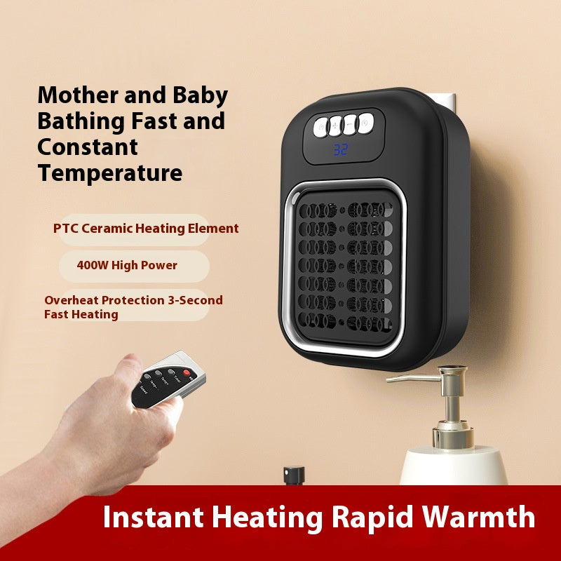 Wall Mounted Electric Heater With Remote, Silent Thermostat