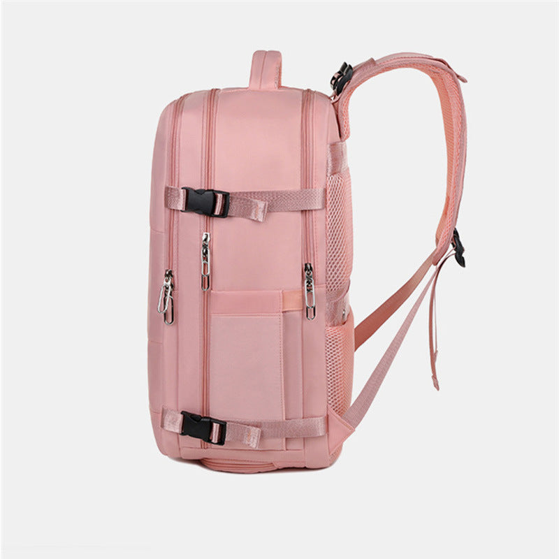 Large Capacity Women's Travel Backpack With Dry And Wet Pocket
