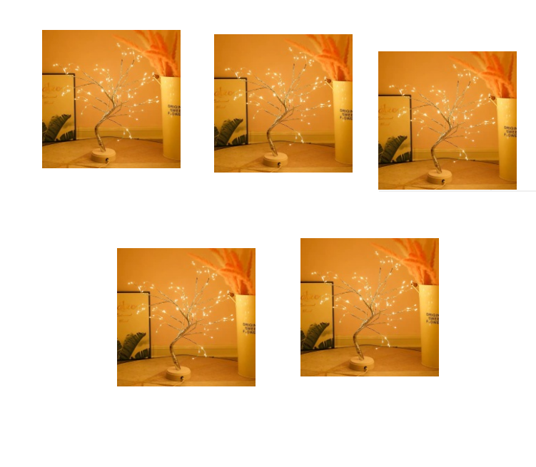 LED Copper Wire Fairy Lights for Bedroom, Warm Rice Grain and Round Styles