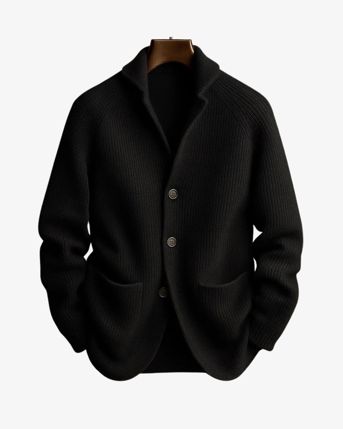 Lawrence | Cardigan in maglia sartoriale con bottoni sul davanti