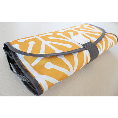 Portable Waterproof Diaper Changing Pad Clutch for Newborns, Foldable Mat
