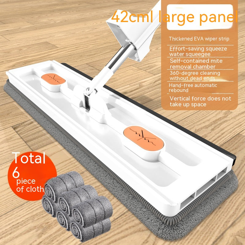 Large Flat Mop with 360 Degree Rotation for All Floor Types