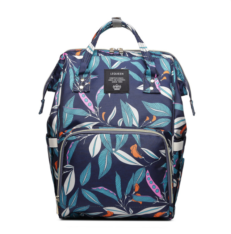 Large Capacity Mummy Nappy Bag with Bottle Pockets