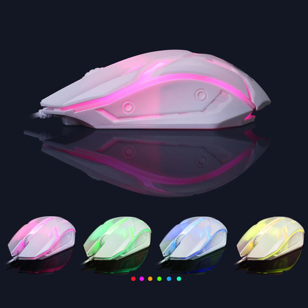 Glowing Gaming Keyboard and Mouse Set with Backlit Keys