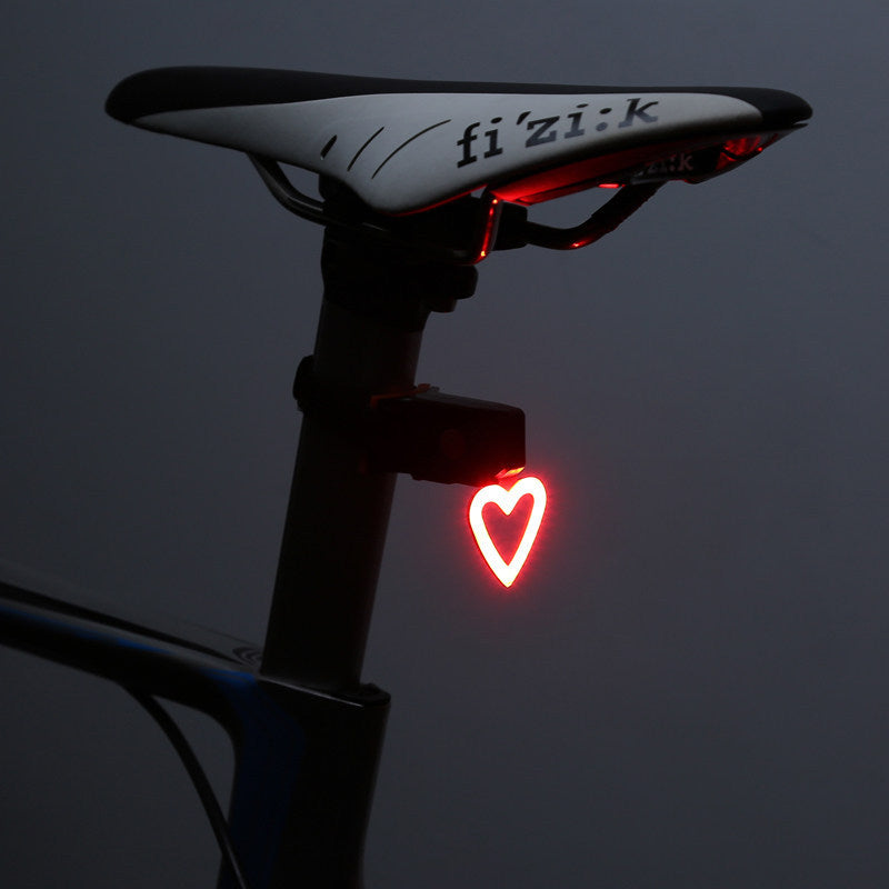 USB Rechargeable Bicycle Tail Light in Nine Creative Designs