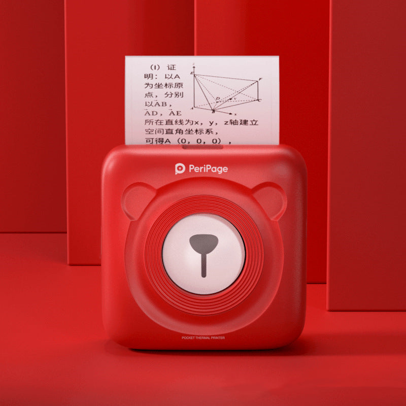 Mini Bluetooth Thermal Label and Photo Printer for Phones