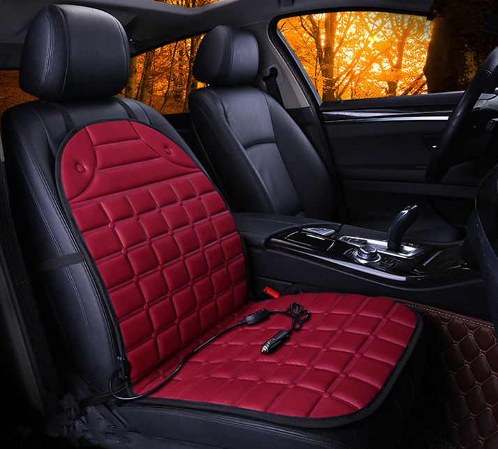 12V Car Heated Seat Cushion, Plug-In Winter Seat Warmer