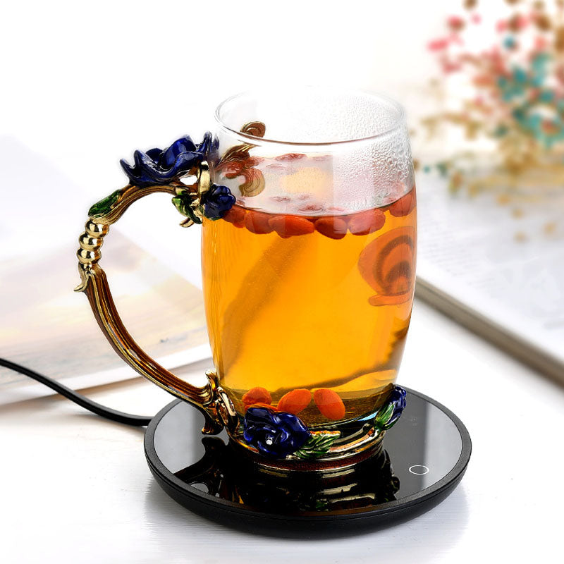 Slim Electric Mug Warmer Plate For Coffee, Tea and Milk