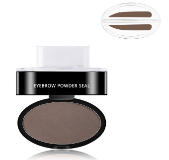 Eyebrow Stamp Kit With Stencils And Waterproof Brow Powder