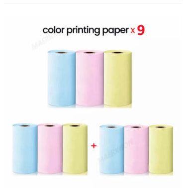 Portable Mini Bluetooth Thermal Label Printer, Inkless Printing