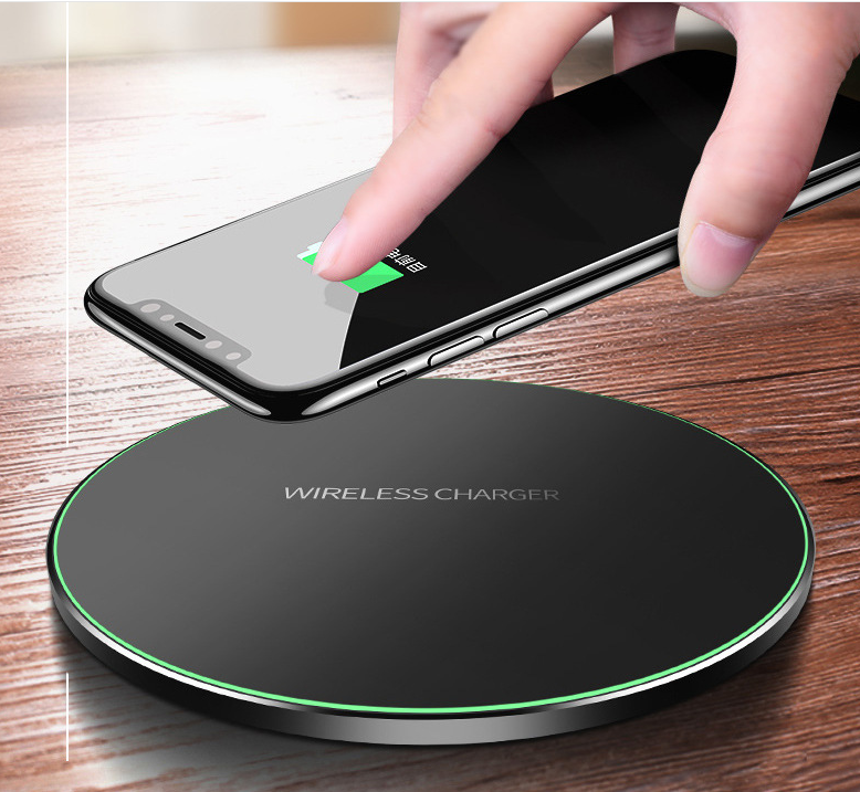 Slim Wireless Charging Pad with Fast Charge and Copper Coil