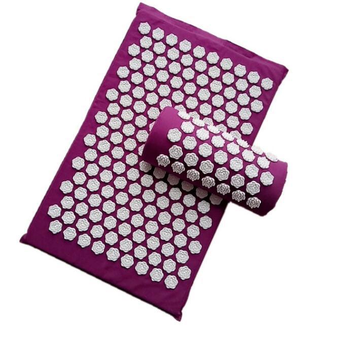 Acupressure Yoga Cushion and Massage Pillow, Spike Mat for Home Relaxation