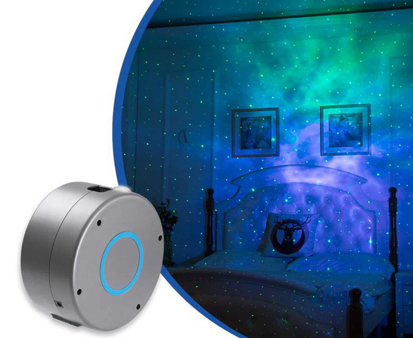 Galaxy Starry Sky Projector with Rotating Colourful Lights