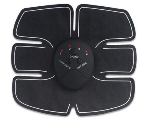 EMS Abs Trainer Stickers, Rechargeable Muscle Toning Pads for Home