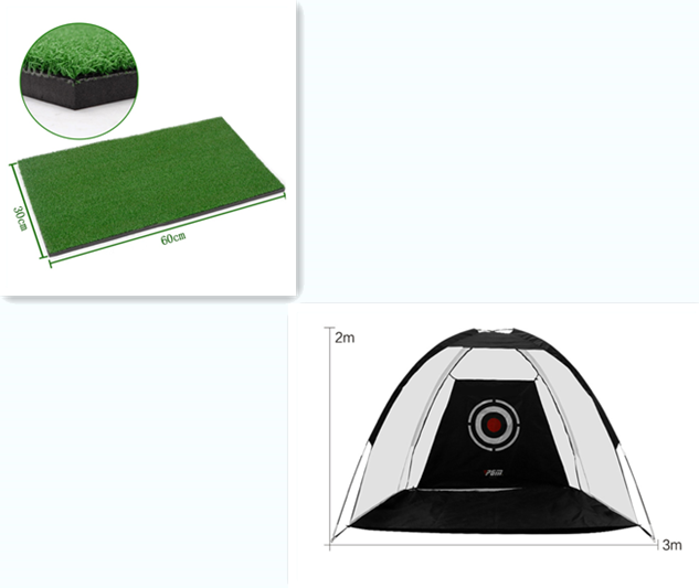 Foldable Golf Practice Net Tent for Garden and Backyard Training