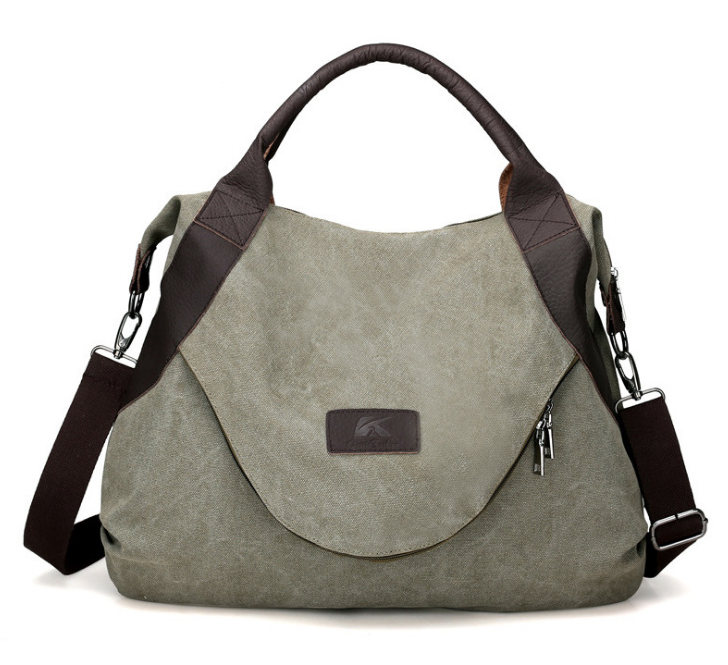 Women's Minimalist Retro Canvas Shoulder Crossbody Bag