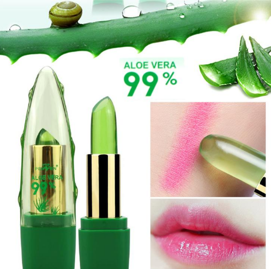 Aloe Vera Colour-Changing Lip Balm Gloss for Soft Lips