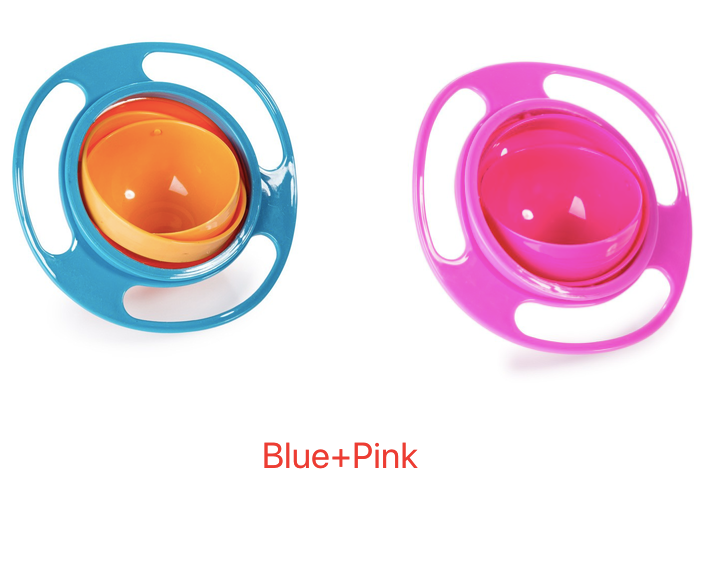 360 Rotating Spill-Proof Kids Bowl That Is Dishwasher Safe