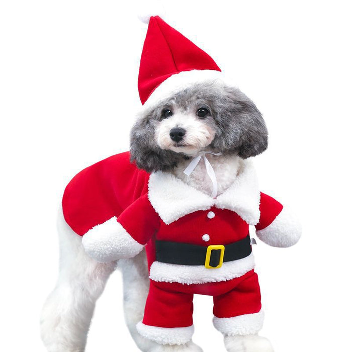 Costume de Noël pour animaux, à porter debout, pour chiens et chats