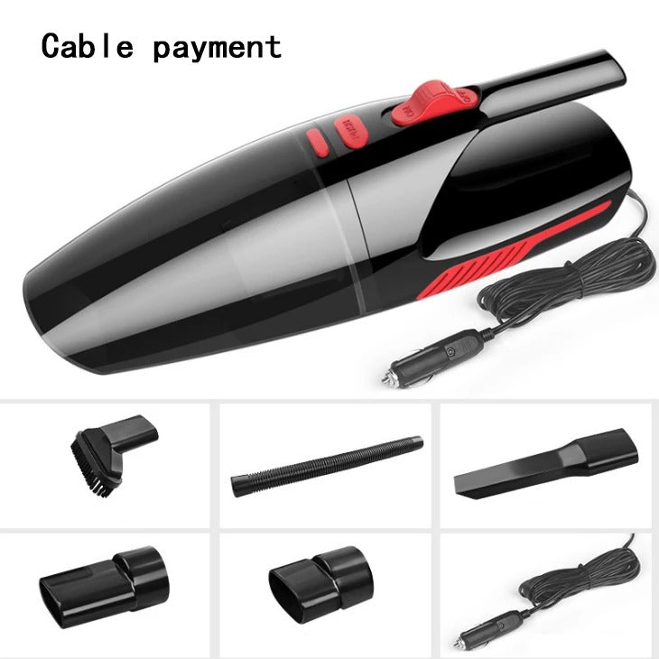 Handheld High-Power Car Vacuum Cleaner for Wet and Dry Use