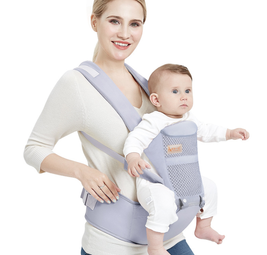 Baby Hip Seat Carrier with Waist Stool, Breathable Multi-Use Design