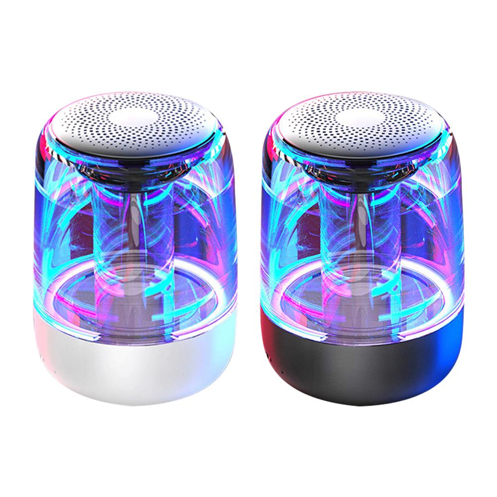 Portable Bluetooth Speaker with Powerful Bass and Colour LED Lights