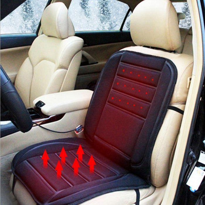 Coussin chauffant de siège auto à brancher, adapté à la plupart des sièges auto