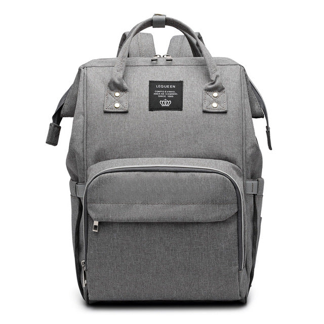 Large Capacity Mummy Nappy Bag with Bottle Pockets