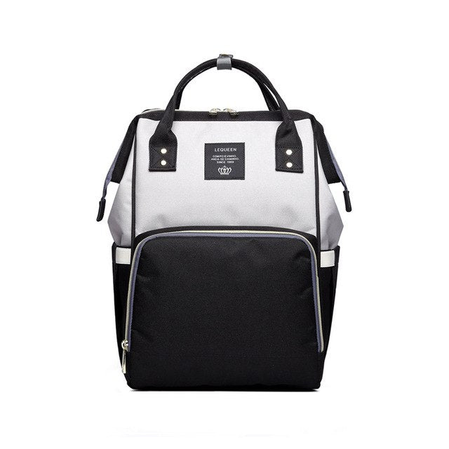 Large Capacity Mummy Nappy Bag with Bottle Pockets